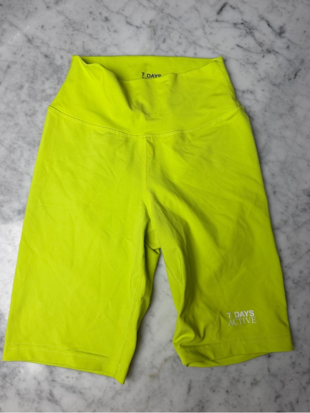 7 days active Women’s Neon Yellow Bike Shorts